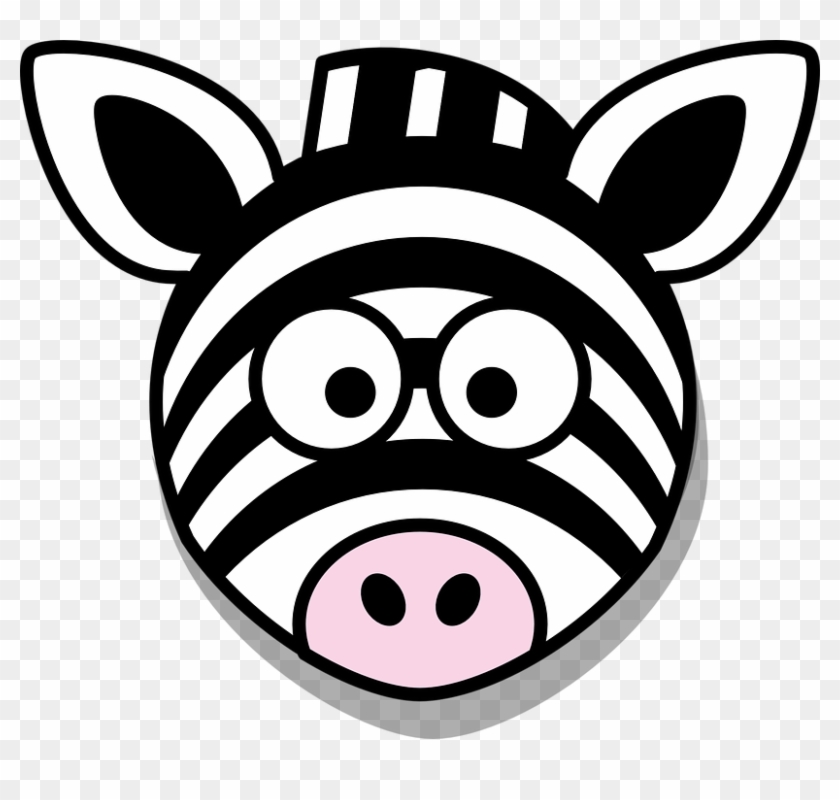 Free Zebra Clipart 28, Buy Clip Art - Cartoon Zebra Head #392316