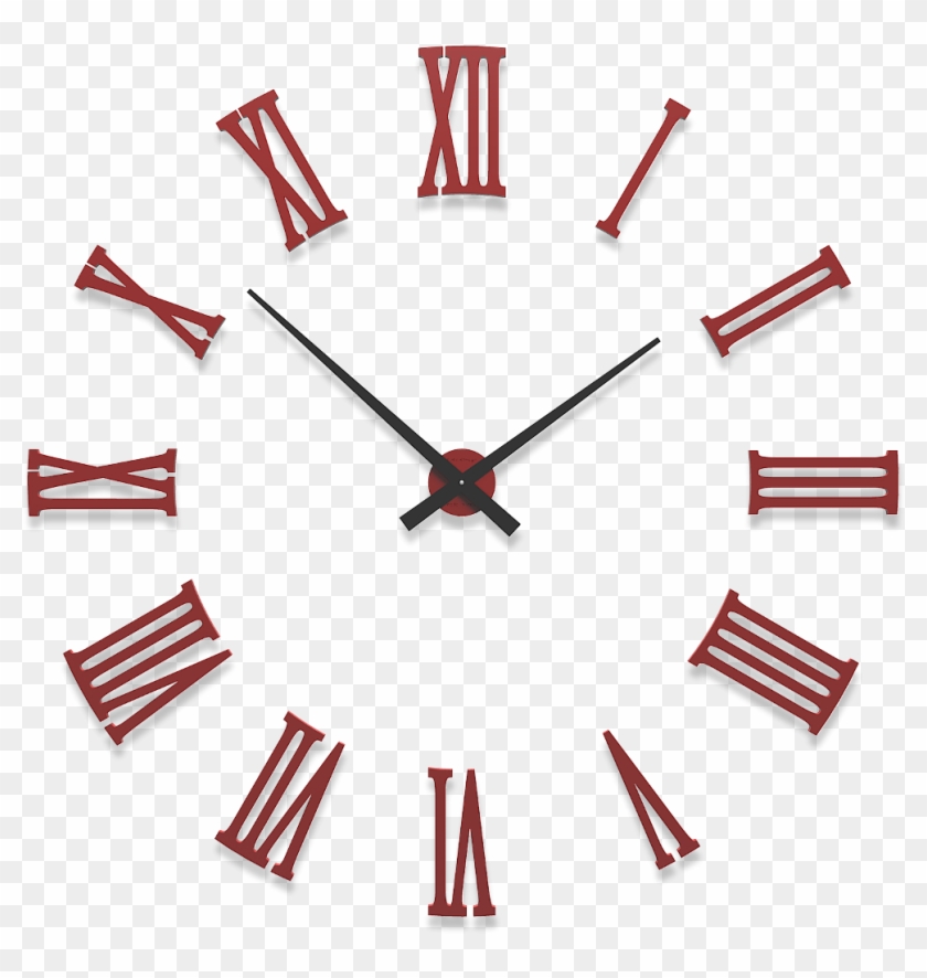 Da Vinci With Wall Clock Numbers - Wall Clock Without Frame #392775