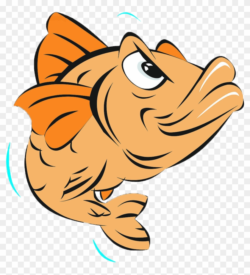 Cartoon Fish Clip Art - Angry Fish Cartoon #393032