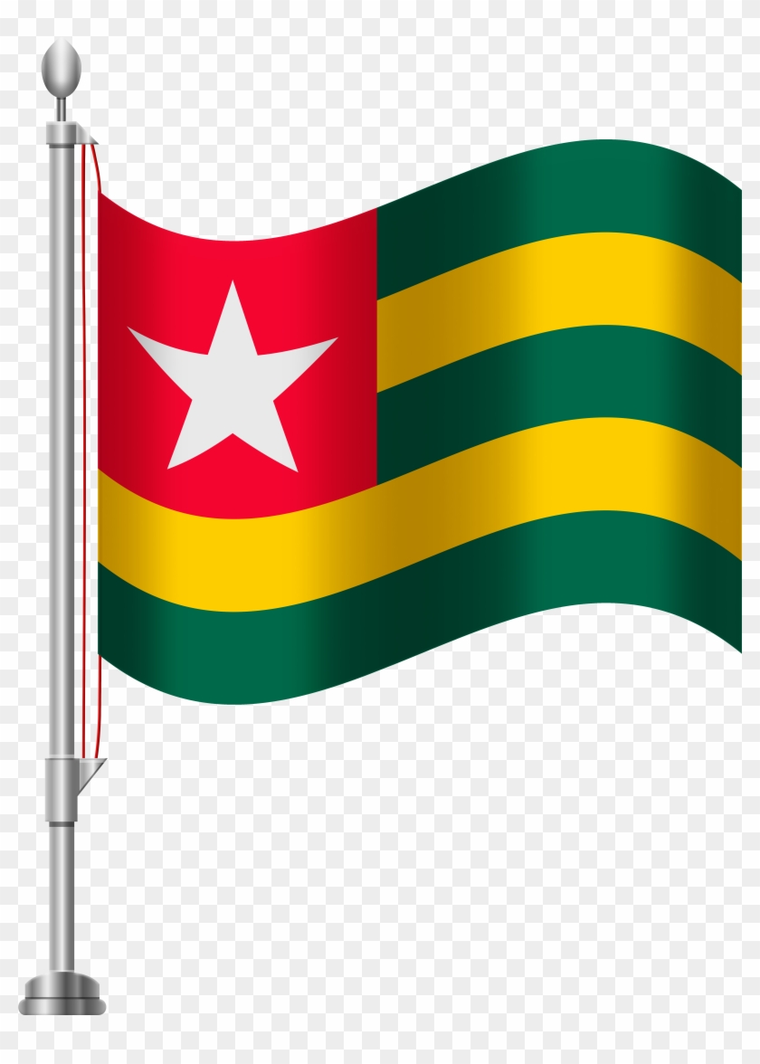 Togo Flag Png Clip Art - Togo Flag Png Clip Art #393356
