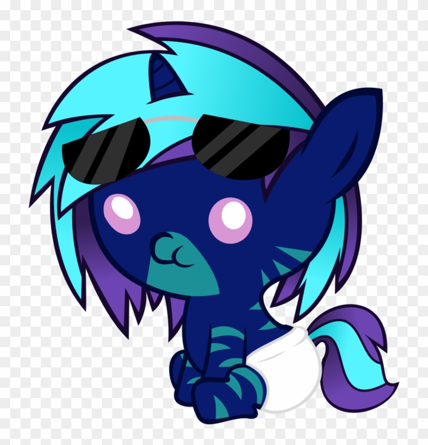 Fanmade Blue Shuffle Baby - Cartoon #393539