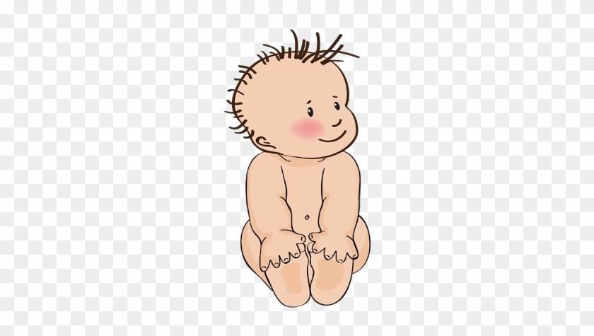 Asian Baby Boy Clipart - 没 穿 衣 的 小孩 #393585