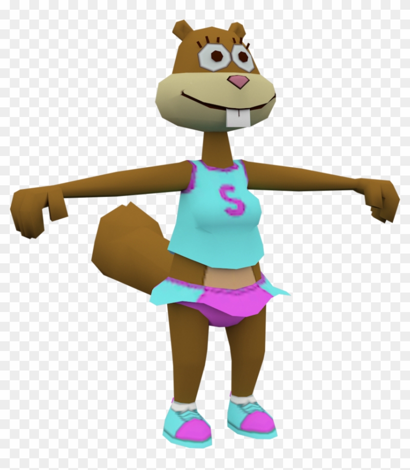 Sandy In A Cheerleader Outfit - Nicktoons Battle For Volcano Island Sandy #394544
