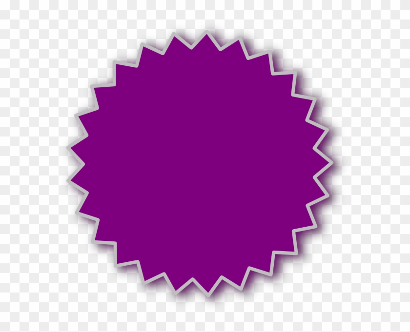Purple Starburst Clipart Cliparts And Others Art Inspiration - Samsung Scv-3081p 1/3" High Resolution Wdr Vandal Resistant #395421