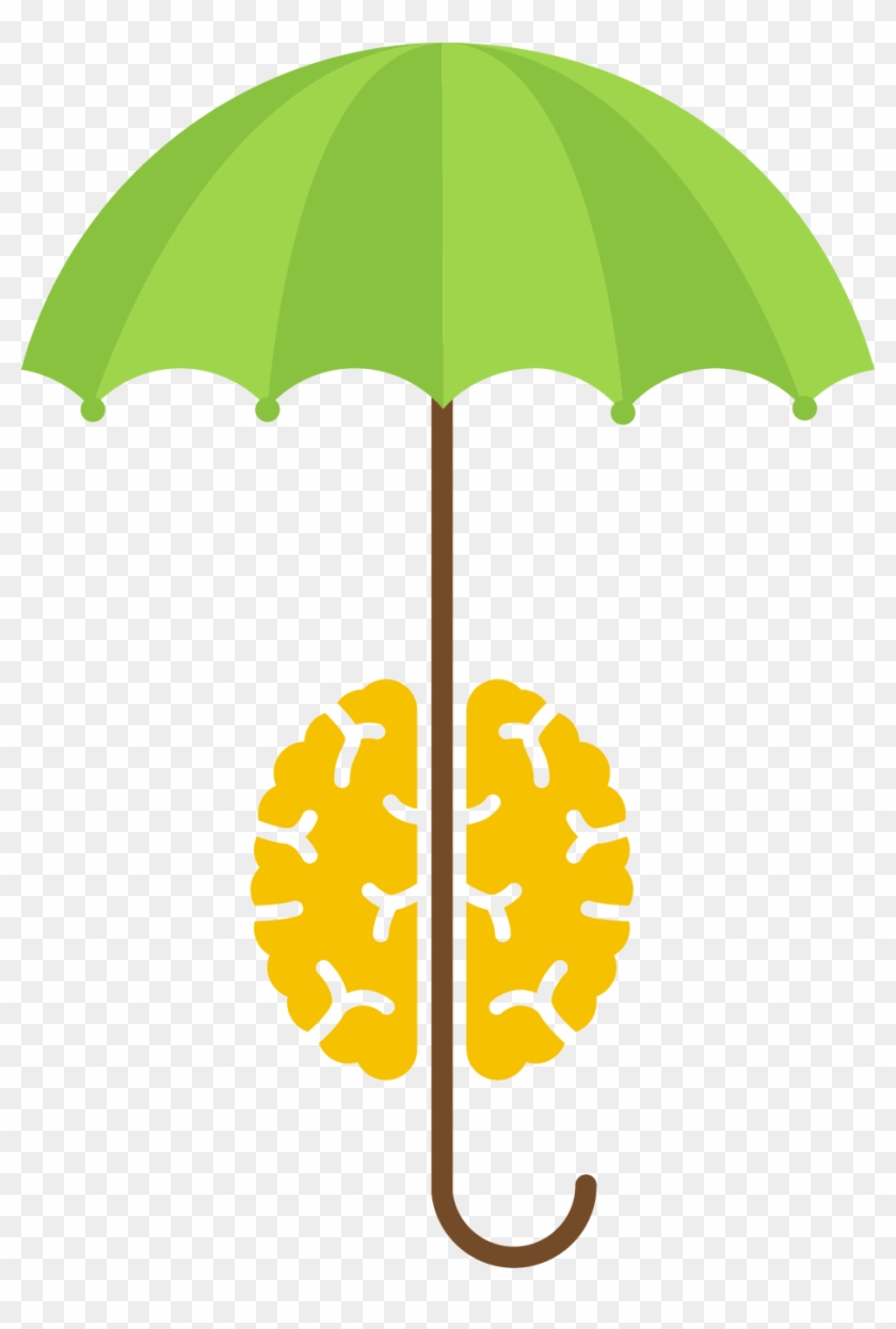 Brain Euclidean Vector Human Body Visual Perception - Umbrella #395473