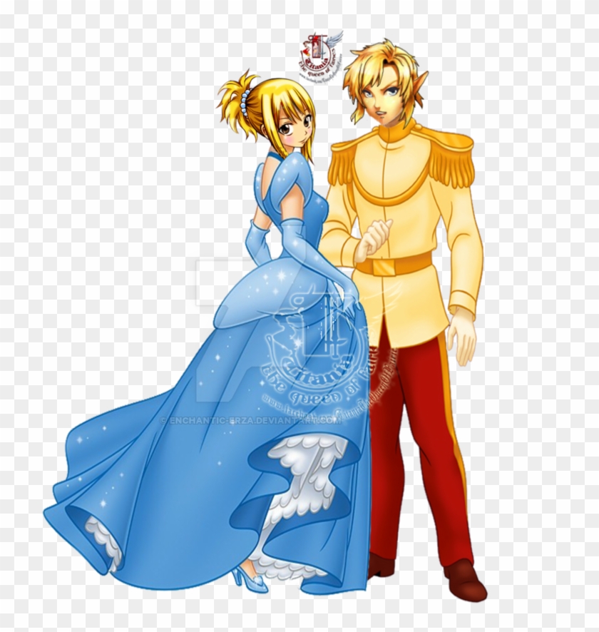 Link And Lucy As Prince Charming And Cinderella By - Natsu And Lucy Cinderella #395491