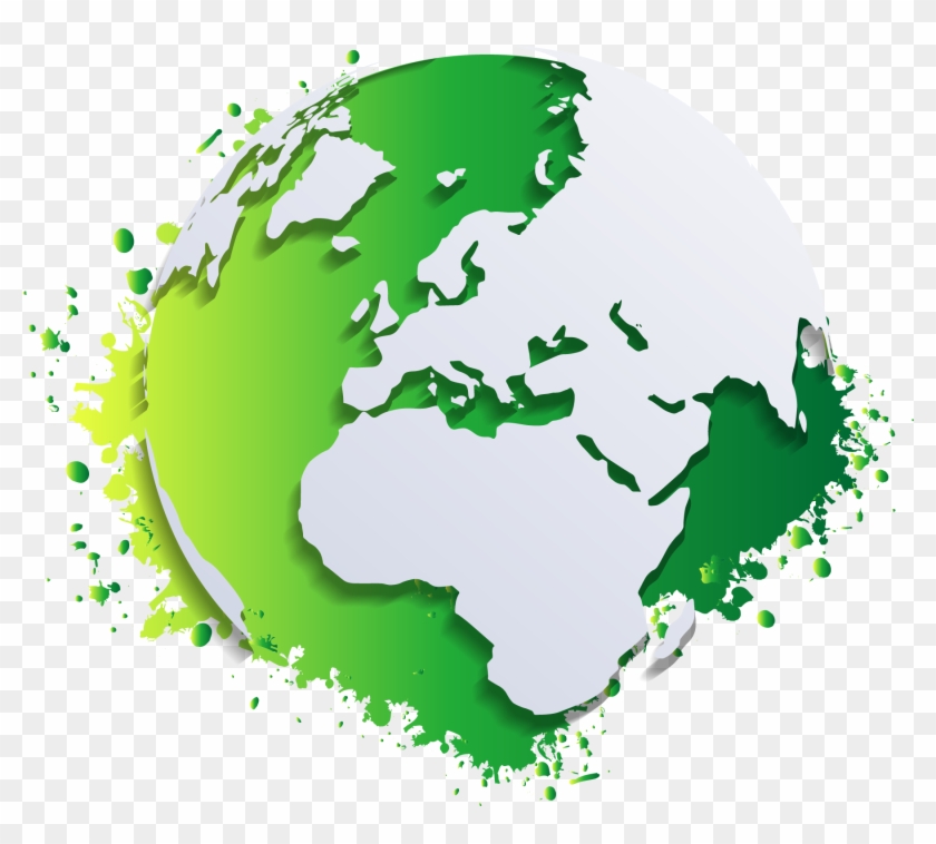 Globe World Map Clip Art - Globe Abstract Transparent Background #396042
