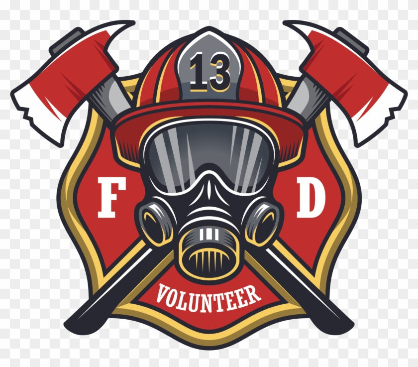 Firefighter Sticker Decal Fire Department - Firefighter Logo Png #396126