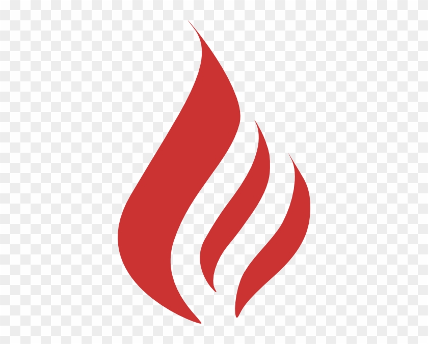 Red Flame Logo Clip Art At Clker Com Vector Clip Art - Red Logo With Fire #396160