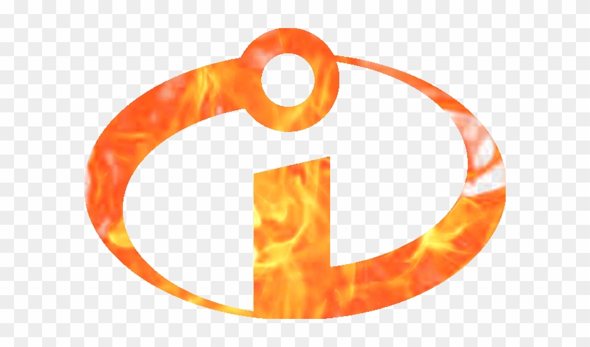 File - Incredibles Symbol - Fire - Circle #396369