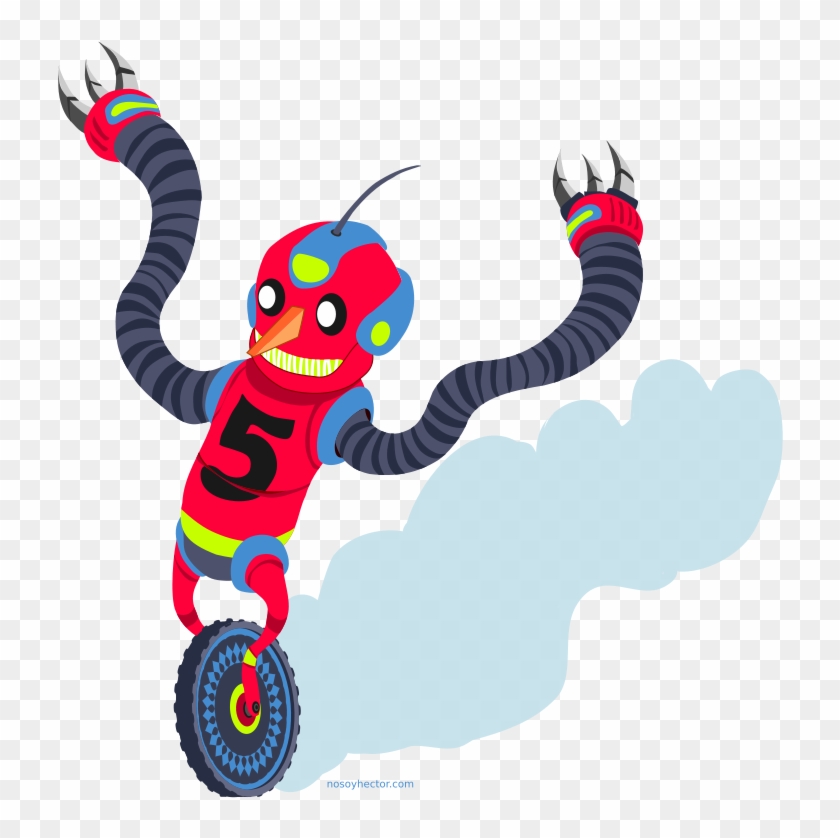 Free Running Robot - Robot Con Una Rueda #396696