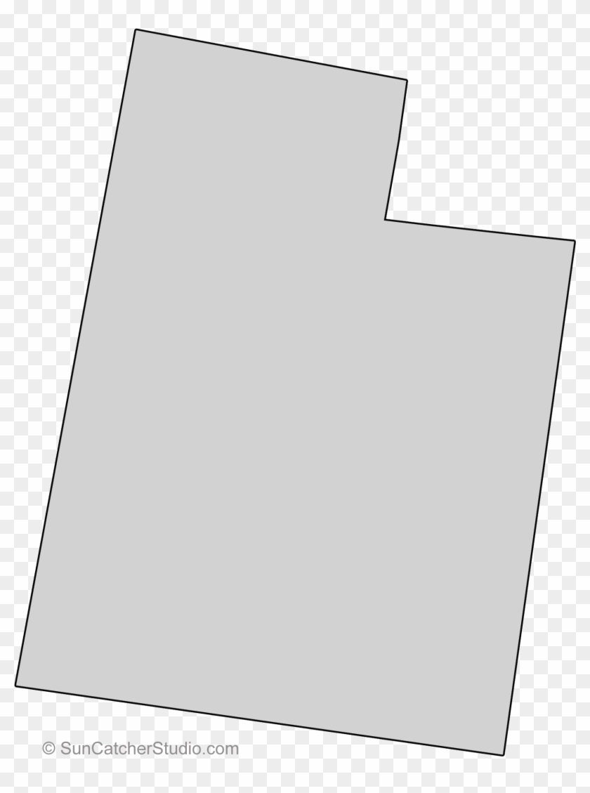 Utah State Quilt Scroll Saw Pattern Outline Clip Art - Scroll Saw #396776