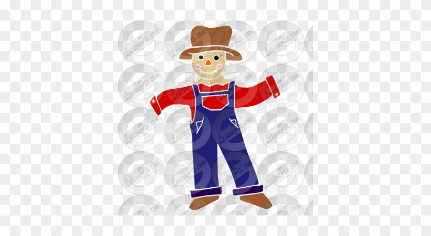 Scarecrow Stencil - Cartoon #397349