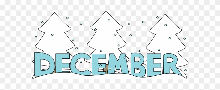 Word Clipart December - December Snow Clipart #397524