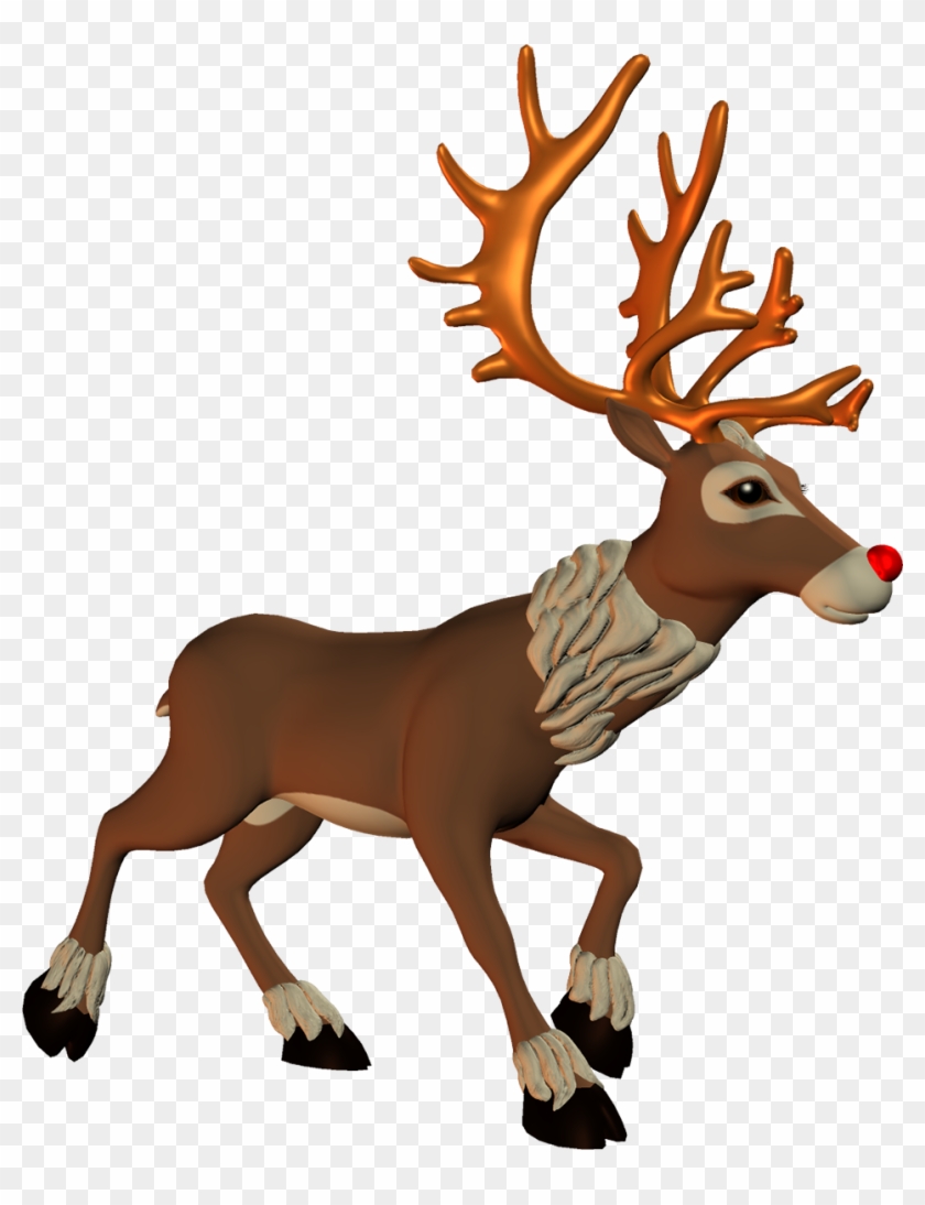 Christmas Clipart - トナカイ イラスト おしゃれ #397528