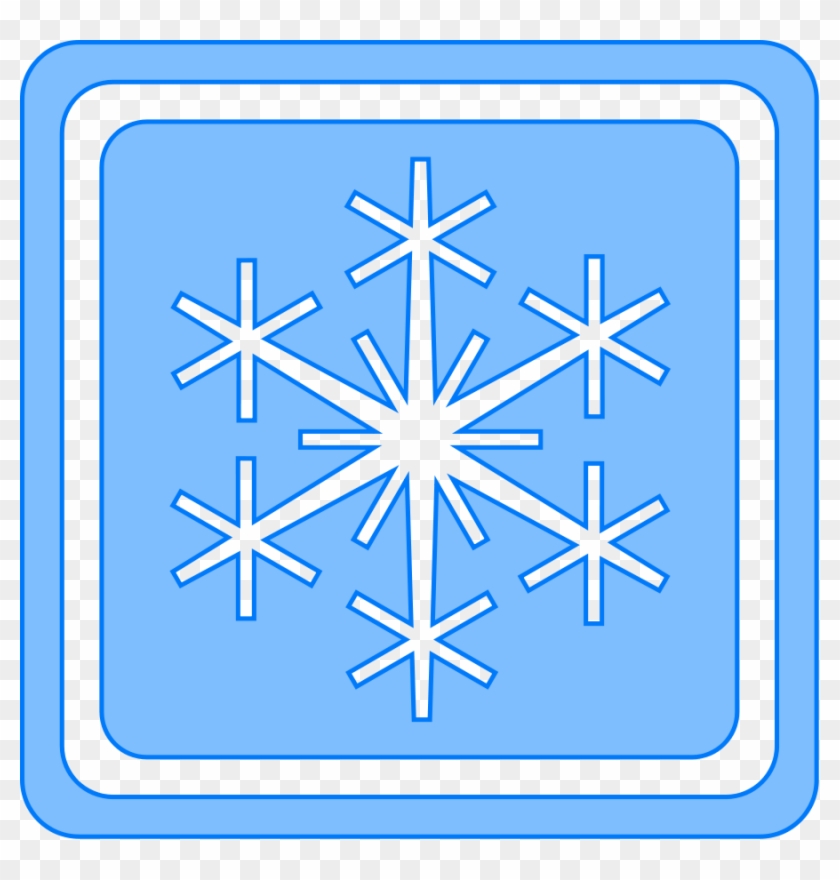 Blue, Symbol, White, Winter , Clipart - Seasons Clip Art #397679