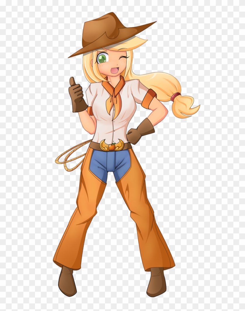 Anime, Applejack, Applejack's Hat, Artist - Imagenes Png Mlp Applejack Anime #397764