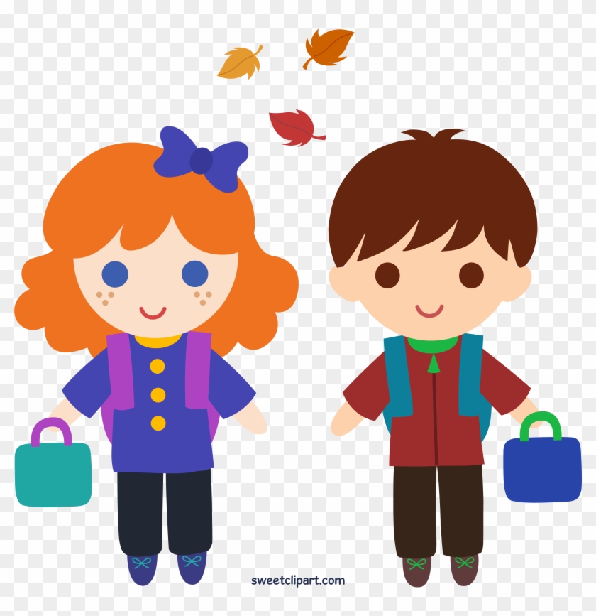 Back To School Clipart - Back To School Kids Clip Art #398279