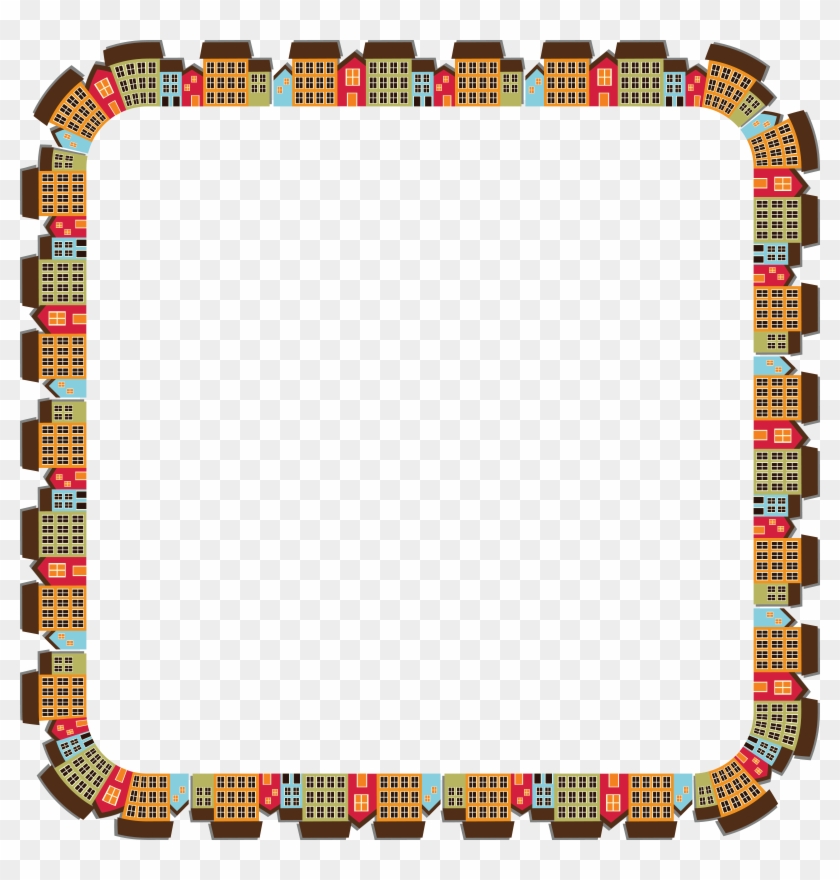 Free Clipart Of A Town Frame - Free Clipart Of A Town Frame #398379