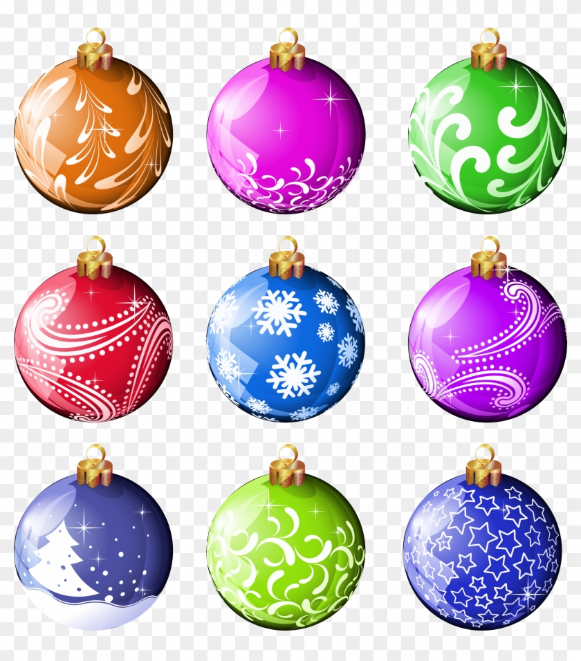 Images For Blue Christmas Ornament Clipart - Printable Christmas Balls #399430