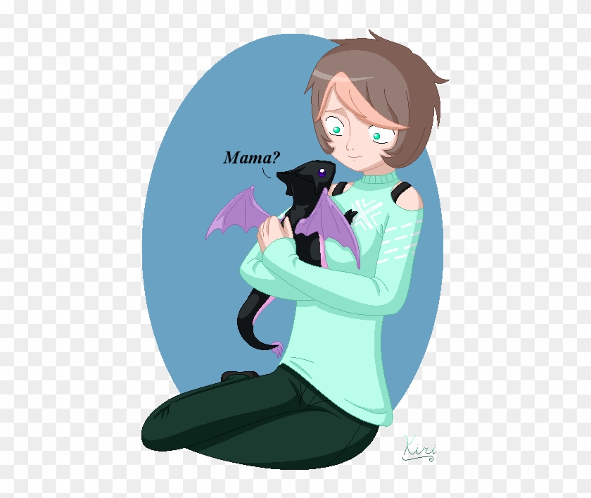 Nickie And The Baby Dragon By Neko Kiri Saezuru - Cartoon #399522