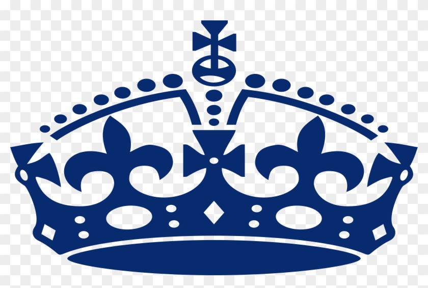 King Crown Blue Clipart Free Clipart Image - Keep Calm And Carry #399682
