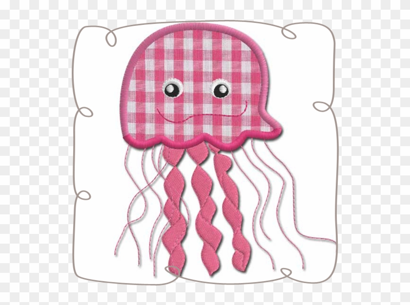 Jelly Fish Applique - Cartoon #399825