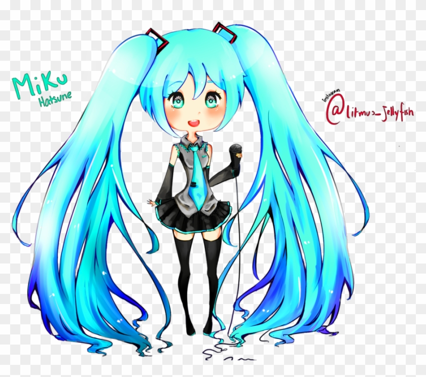 Miku Chibi By Litmus-jellyfish - Hatsune Miku #399857