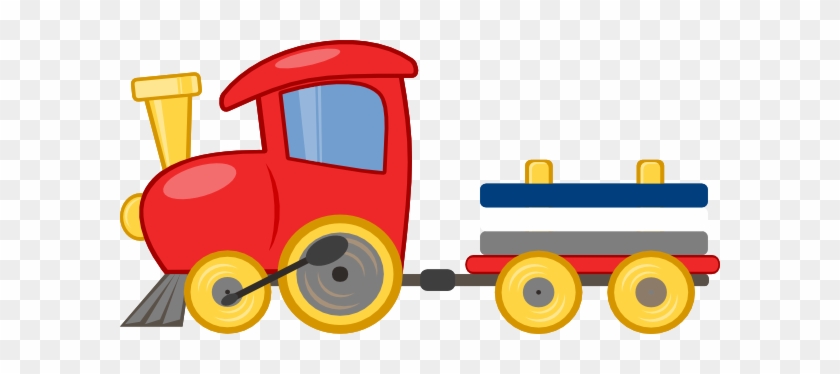 Train Background Clipart - Train Cartoon Colorful Clip Art #400184