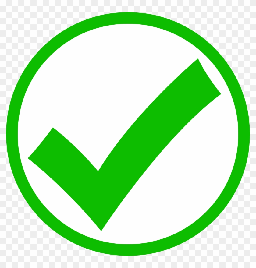 Green Check Mark In Circle Free Clip Art - Green Verified Check Mark #400246