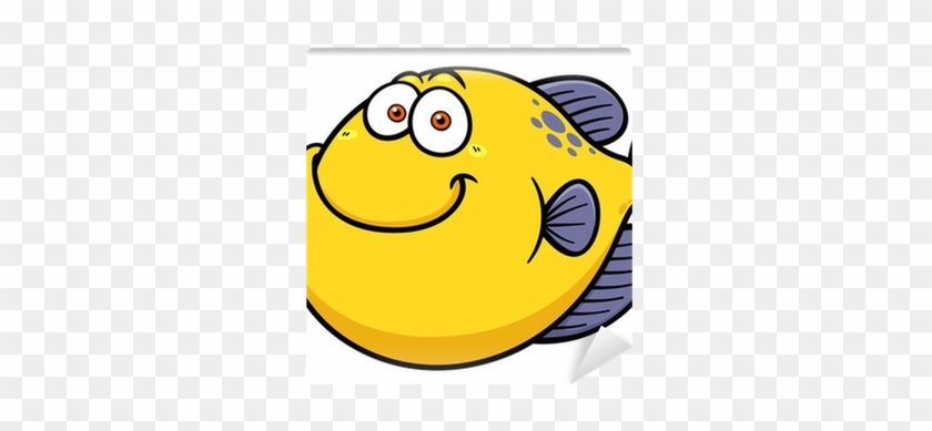 Vector Illustration Of Fish Cartoon Wall Mural • Pixers® - Balık Vektör Çizim #400843