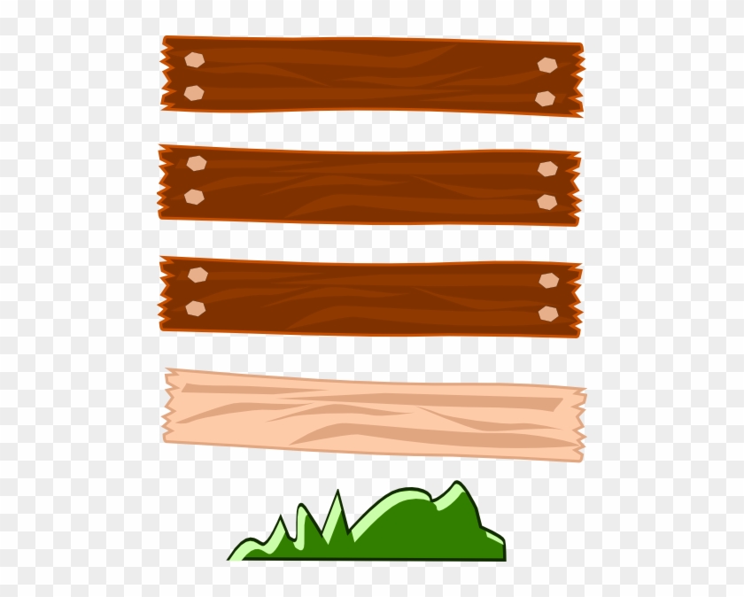 Wood Clipart Kayu - Wood Street Sign Png #401255