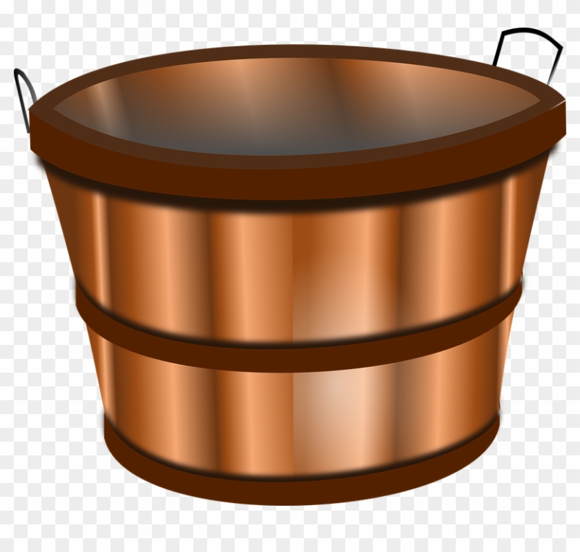 Wood Barrel Cliparts 4, Buy Clip Art - Apple Basket Clipart #401260