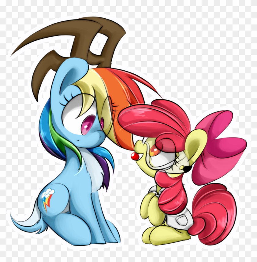 Antlers, Apple Bloom, Artist - Cartoon #401275