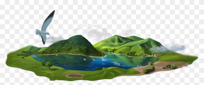 Download Island Png Clipart Hq Png Image - Green #401430