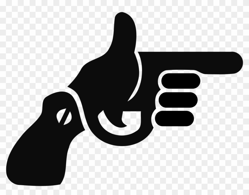 Clipart - "hand Gun" - Gun Logo #401522