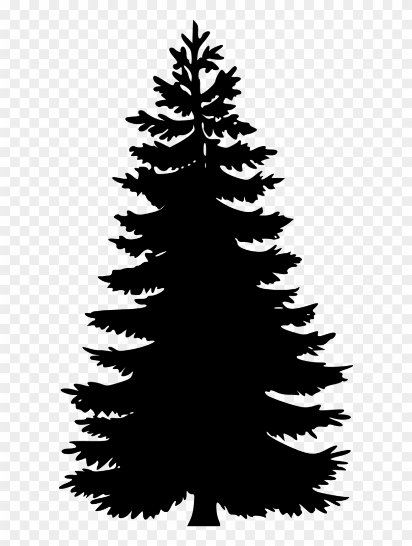 Tree Silhouettes - Pine Tree Vector Png #401605