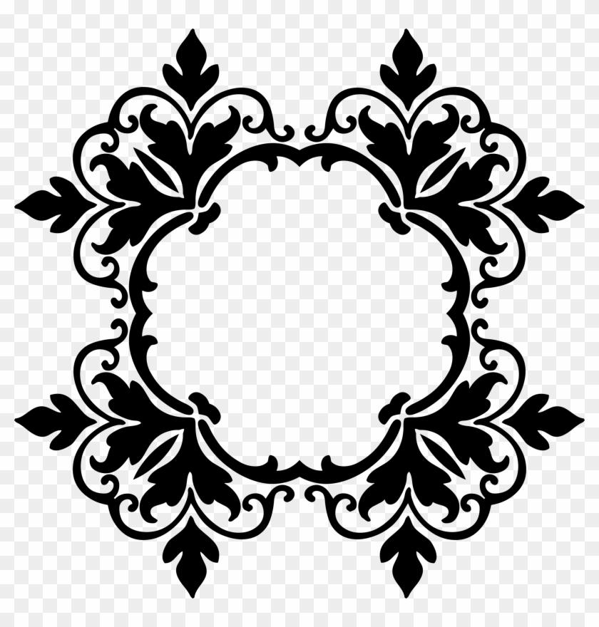 Big Image - Damask Clip Art #401741