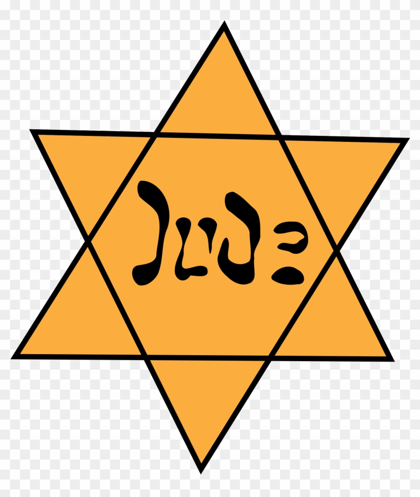 Open - Yellow Star Of David #402818