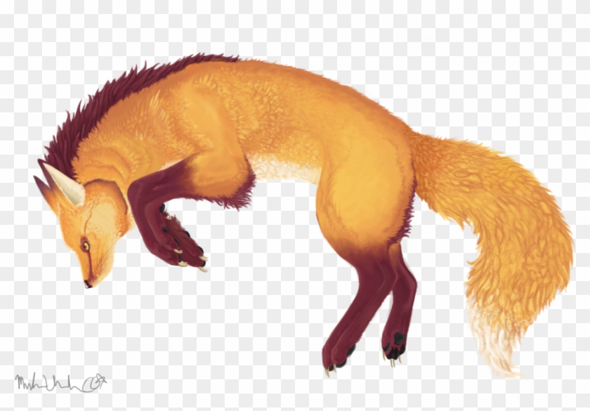 Fox Play Transparent By Lykouros-d4ed2cn - Fox Drawing Transparent #404293