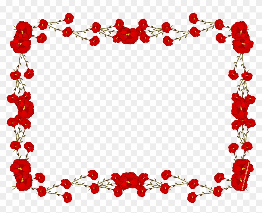 Flower Picture Frames Rose Clip Art - Flower Picture Frames Rose Clip Art #404362
