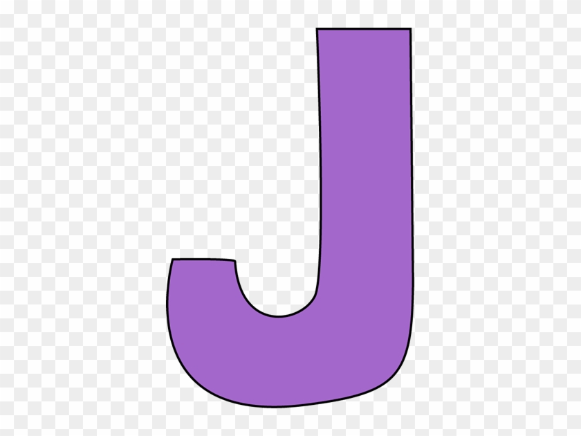 Purple Letter J - Purple Letter J #404482