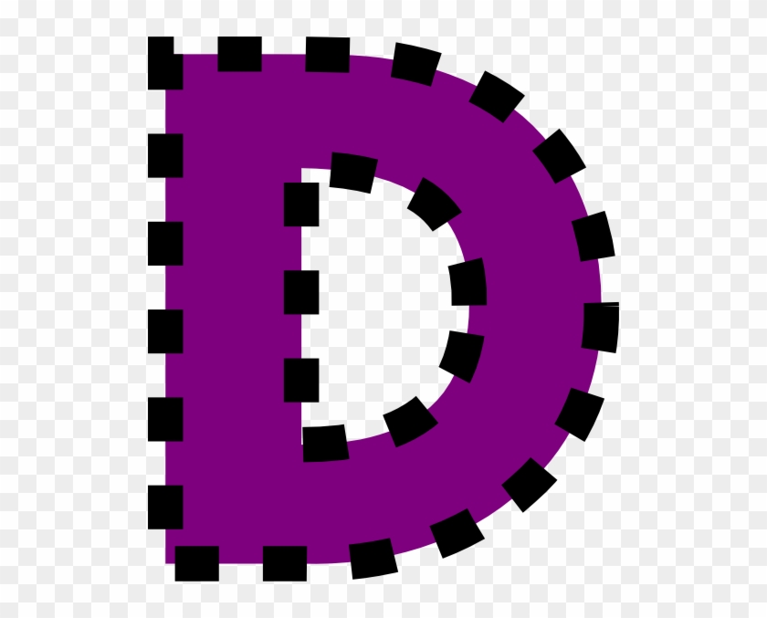 Purple Letter Clipart #404962