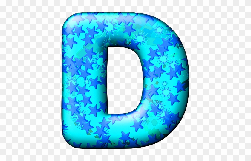 Party Balloon Cool Letter D - Colored Letter D #405062