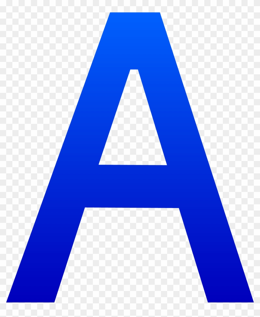 Letter A Png - Letter A In Blue #405205