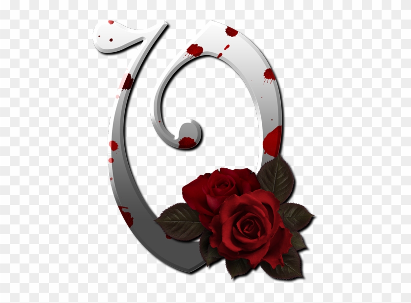 Numbers, Alphabet, Vii, Initial Letters, Clip Art, - Rose For J Alphabets #405259