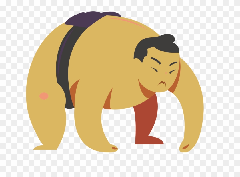 Sumo Euclidean Vector Clip Art - Sumo Euclidean Vector Clip Art #405470