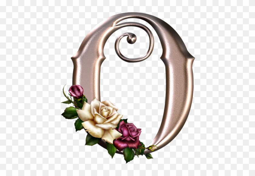 Alfabeto Rosa Con Rosas - Valentine's Day Card With Heart And Roses - My Sweet #405459
