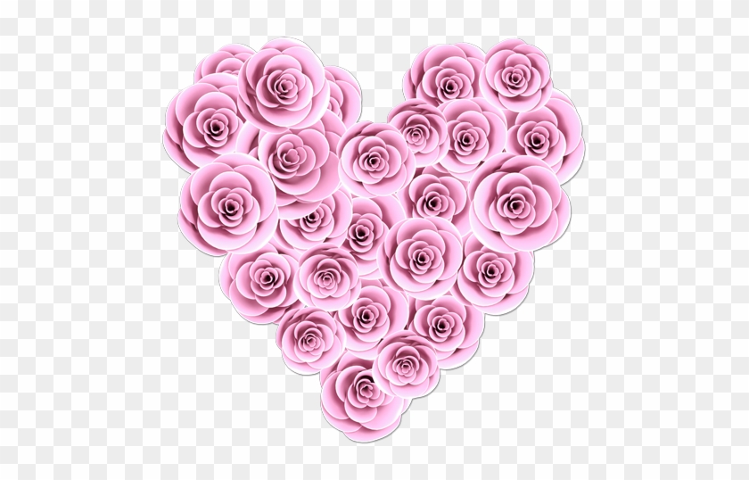 Stickers For Kids - Corazon De Rosas Png #405894