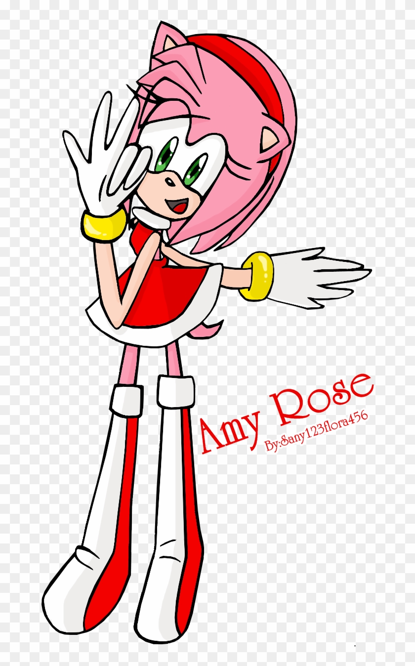 Amy Rose Cute By Xxsunny-bluexx - Cartoon #406064